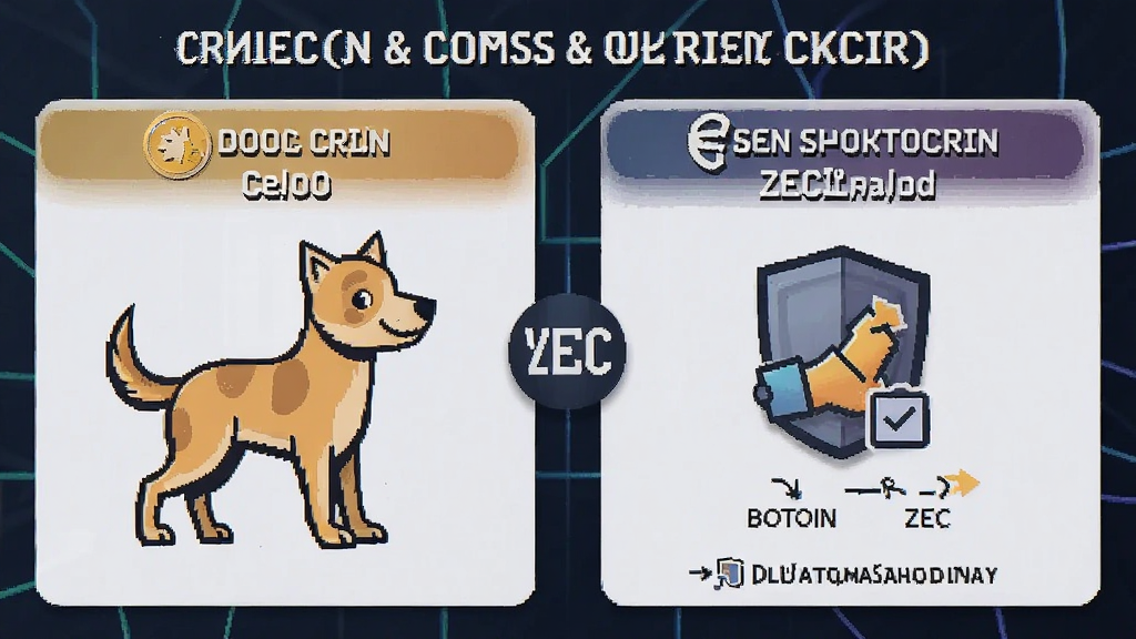 狗狗币vsZEC 投资风险和仓位配置示意图 狗狗币通胀与ZEC监管风险