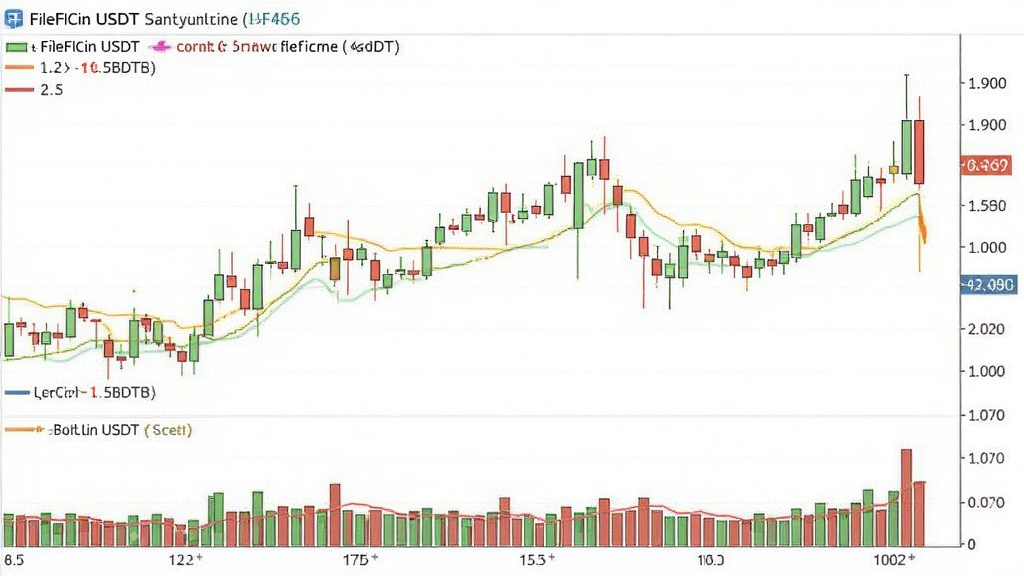 Filecoin USDT实时价格K线与成交量深度图配图