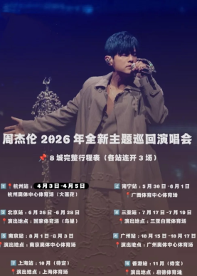 �ܽ����ݳ���2026ʱ��� �ܽ����ݳ���2026�г̱�