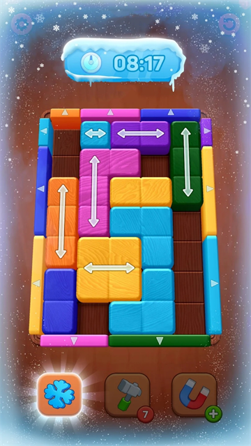 彩色方块滑动游戏 彩色方块滑动游戏