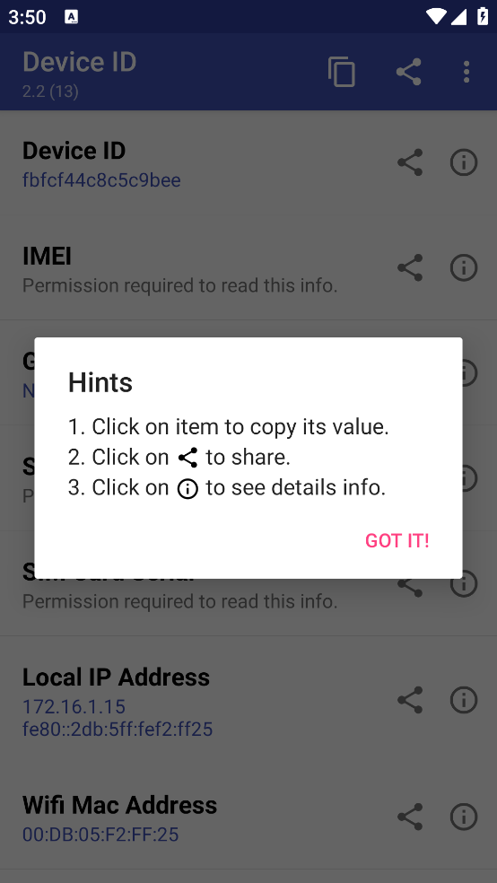 Device ID��׿��v2.2 �ٷ���