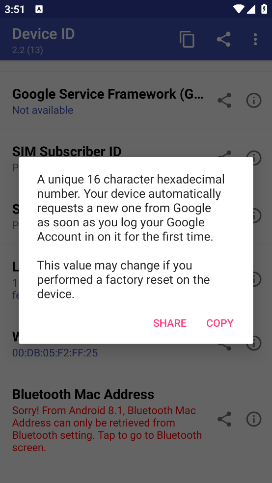 Device ID��׿��v2.2 �ٷ���