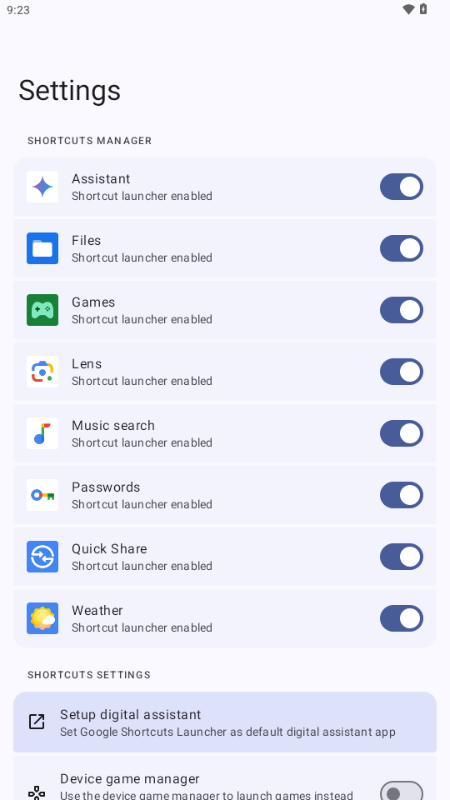 Google Shortcuts Launcher�������v5.7 ���°�
