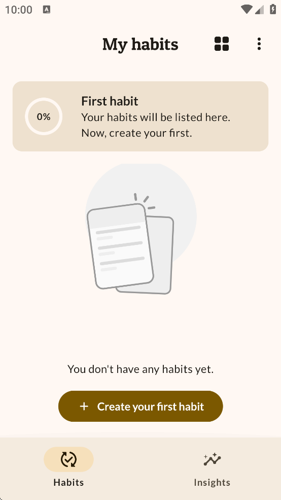 Habit Builder����ϰ��