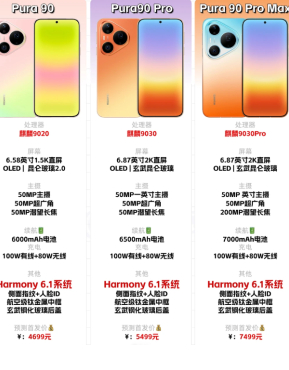 ��Ϊpura90promax�۸� ��Ϊpura90promaxϵ�в���