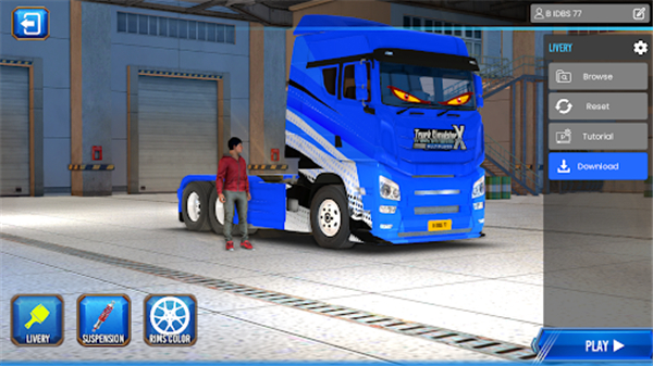���Ͷ�����ģ������Ϸ(Truck Simulator X��װ��)v5.9 ��׿��