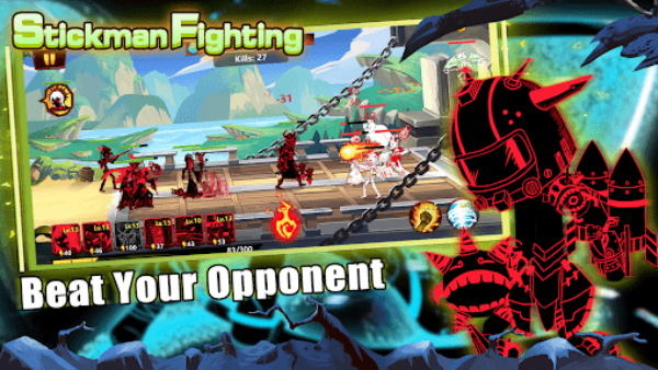 ����˳�ͻ�ֻ���(Stickman Fighting)v1.4.47 ��׿��