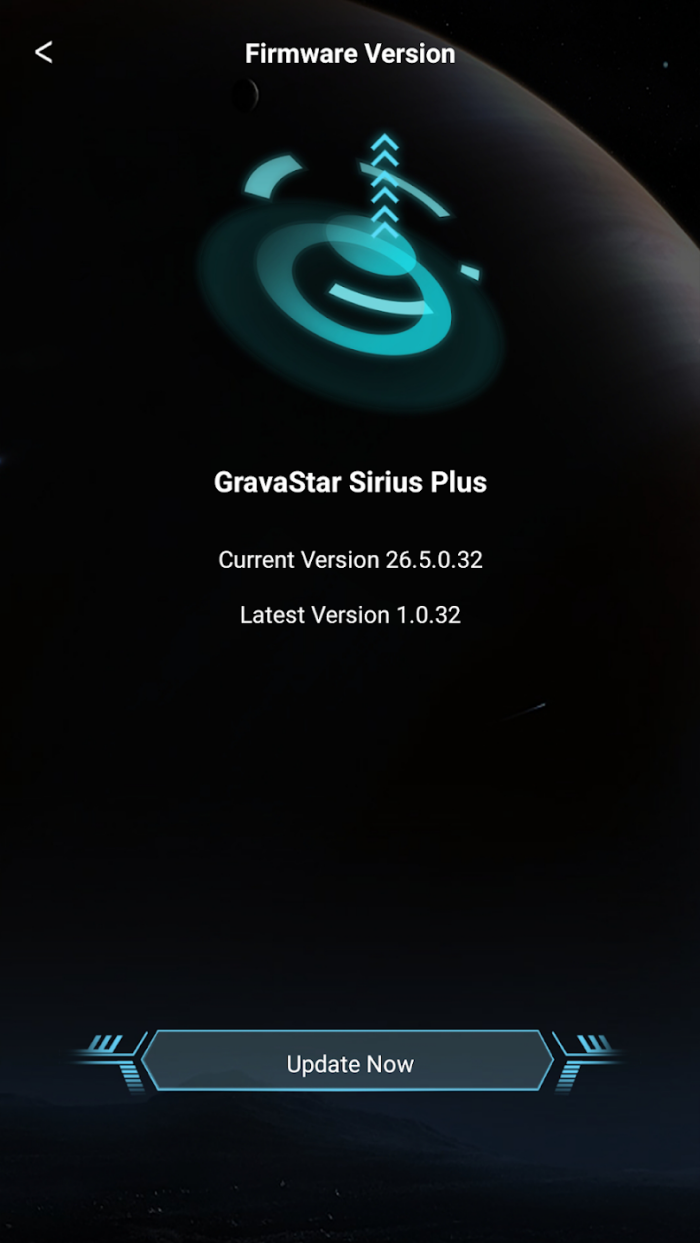 GravaStar Sirius������������v1.0.0 �ֻ���