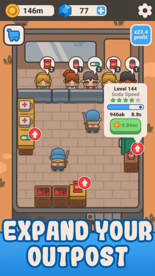 ĩ�ս���վ��Ϸ(IdleOutpost)v1.17.72 ��׿��