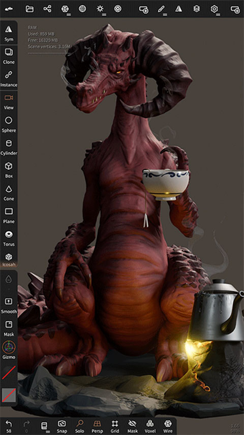 NomadSculpt3d��̽�ģ�����������v2.6 ��׿��