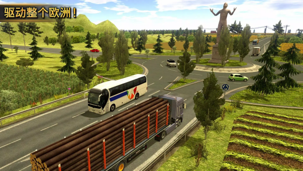 ����ģ����2018���޽�Ұ�(Truck Simulator Europe)v1.4.0 ��׿��