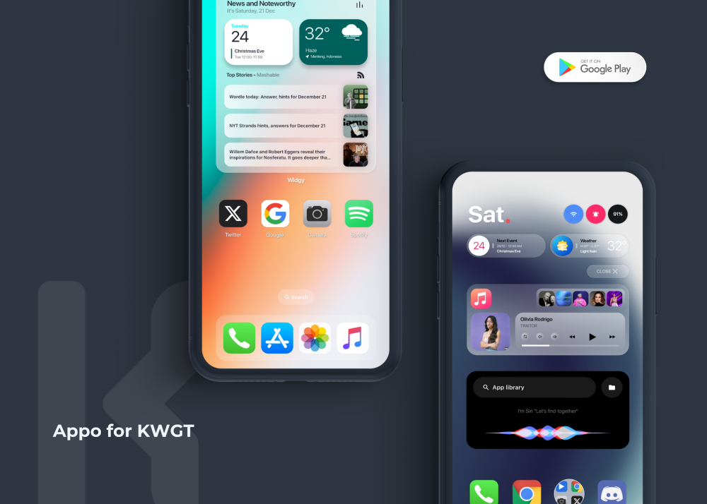 Apple for KWGT����v10.0 �ֻ���