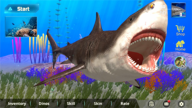�޳���ģ������Ϸ(Megalodon Simulator)v1.2.3 ��׿��