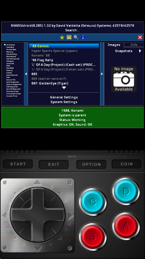 MAME4droidCurrent����v1.32 ���°�