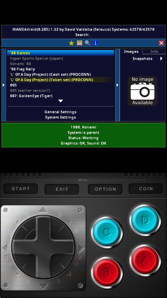 MAME4droidCurrent����v1.32 ���°�