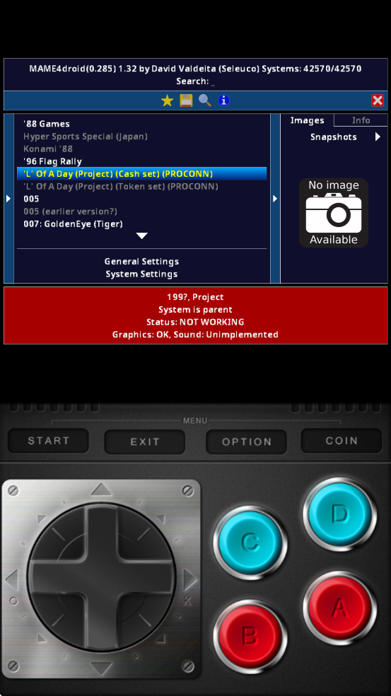 MAME4droidCurrent����v1.32 ���°�