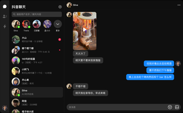 抖音聊天电脑版 抖音聊天电脑版