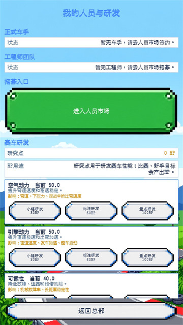 像素车队经理游戏 像素车队经理游戏