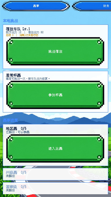 像素车队经理游戏 像素车队经理游戏
