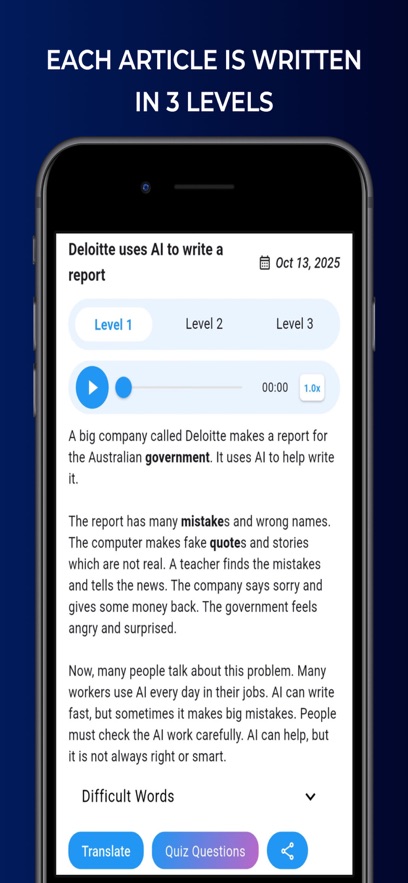 English News in Levels appv5.0.6 ���°�