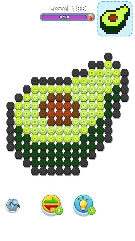 ��˨��ɫƴͼ��Ϸ(Nut n Bolt Sort: Color Puzzle)v1.45 ��׿��