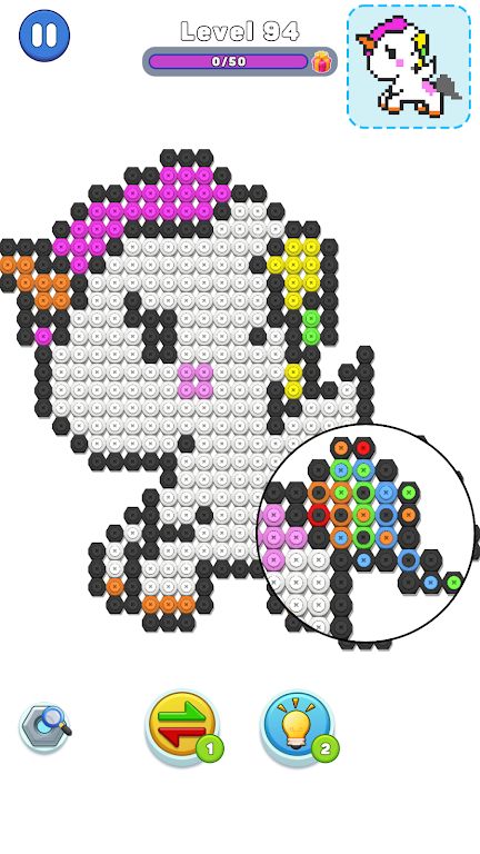 ��˨��ɫƴͼ��Ϸ(Nut n Bolt Sort: Color Puzzle)v1.45 ��׿��