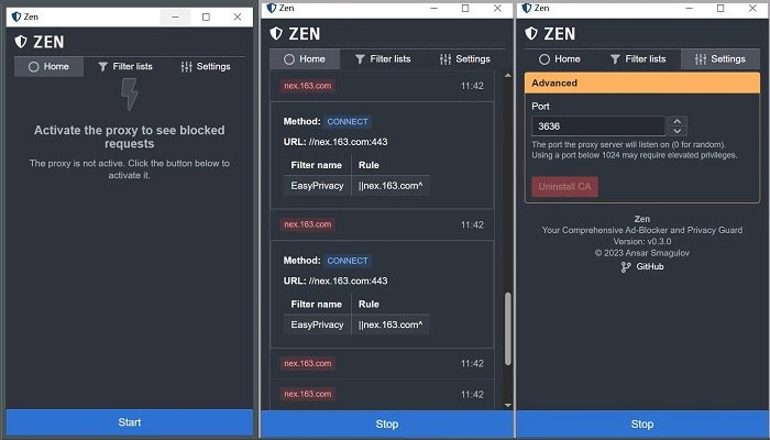 Zen广告拦截工具电脑版v0.22.0 最新版