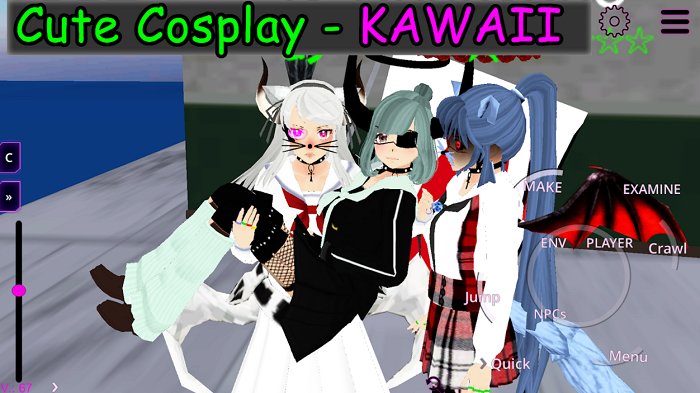 ��Ůѧ԰aiģ���������ֻ���(SchoolGirl AI - 3D Multiplayer Sandbox Simulator)v442 ��׿��