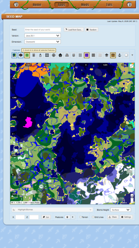 �ҵ�����Seed Mapv1.0.17 �ٷ���