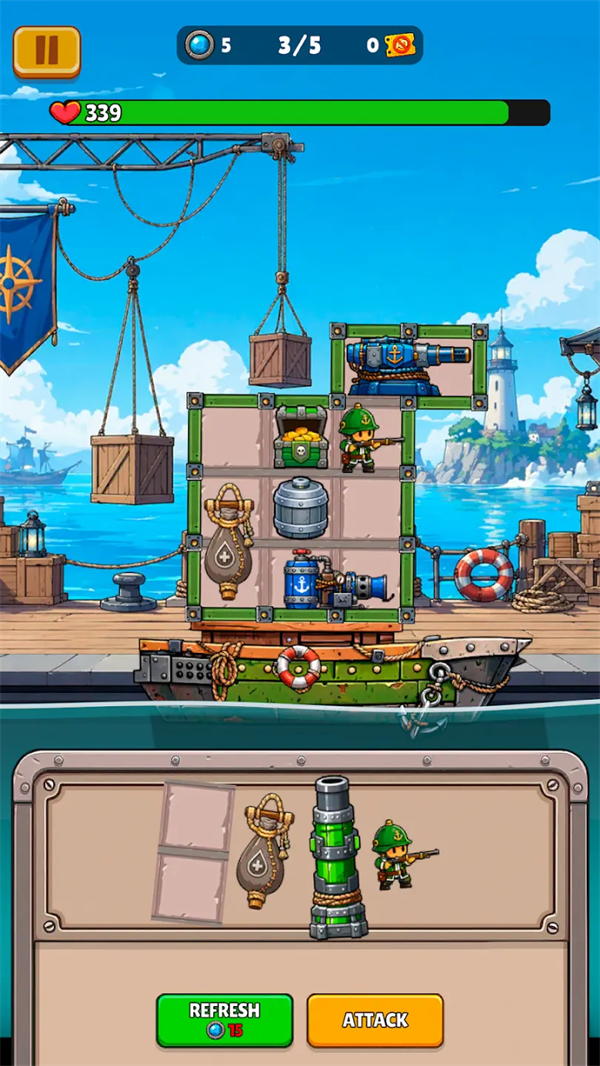 ս������ս��Ϸ(Ship Backpack: Battle Zone)v1.0.3 ��׿��
