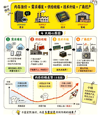 存储器价格暴涨的原因 什么原因导致存储芯片价格暴涨 存储器价格暴涨的原因 什么原因导致存储芯片价格暴涨