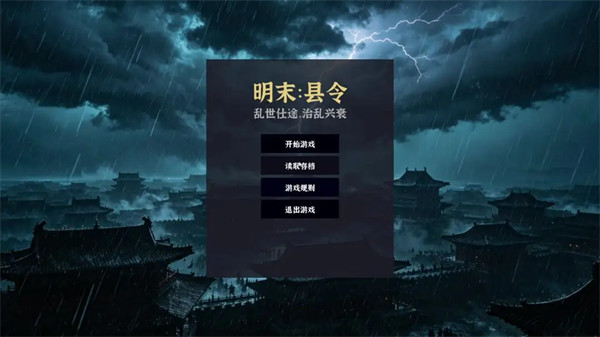 明末县令乱世仕途治乱兴衰游戏 明末县令乱世仕途治乱兴衰游戏