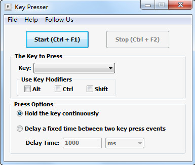 Key Presser自动按键工具软件绿色版 Key Presser自动按键工具软件绿色版