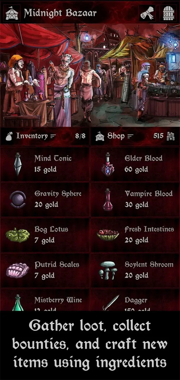 Ѫ��ڰ��Ĵ�˵��Ϸ(Grim Omens)v1.6.8 ��׿��