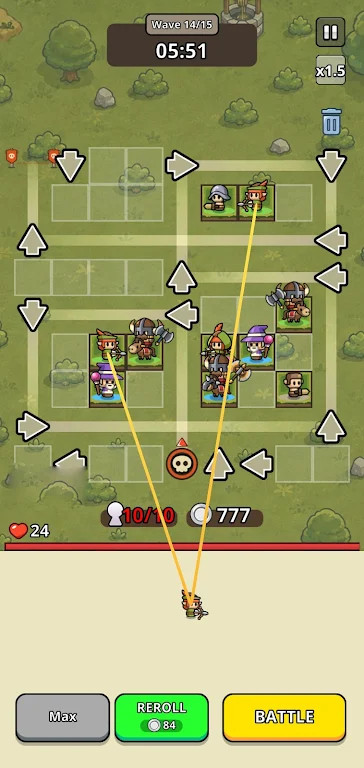 �ϲ��Թ�������Ϸ(Merge Maze Defense)v0.0.17 ��׿��