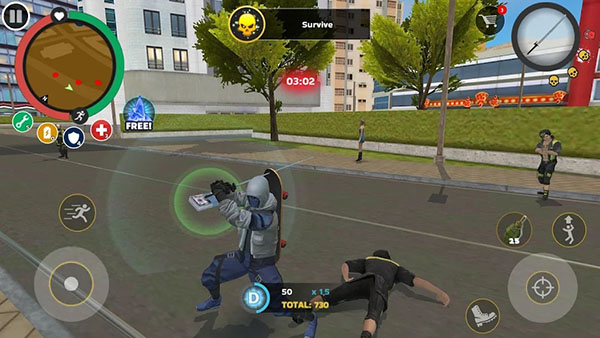 ����Ӣ�����֮��2�����޸�����(Rope Hero: Mafia City Wars)v1.8.9 ��׿��