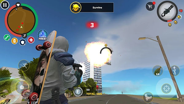 ����Ӣ�����֮��2�����޸�����(Rope Hero: Mafia City Wars)v1.8.9 ��׿��