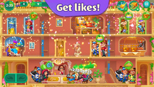 ����Ƶ���Ϸ(Grand Hotel Mania��װ��)v4.18.8.1 ��׿��