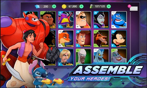 ��ʿ��Ӣ��ս��ģʽ����(Disney Heroes)v8.0 �ֻ���