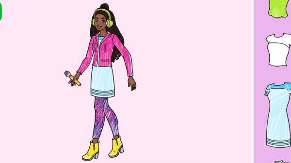 �ű�����ɫ�ʴ�����Ϸ(Barbie Color Creations)v5.5.1 ��׿��
