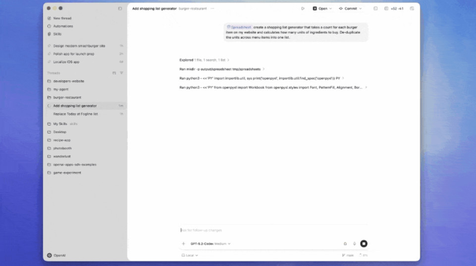 OpenAICodex电脑版v26.519.5221.0 最新版
