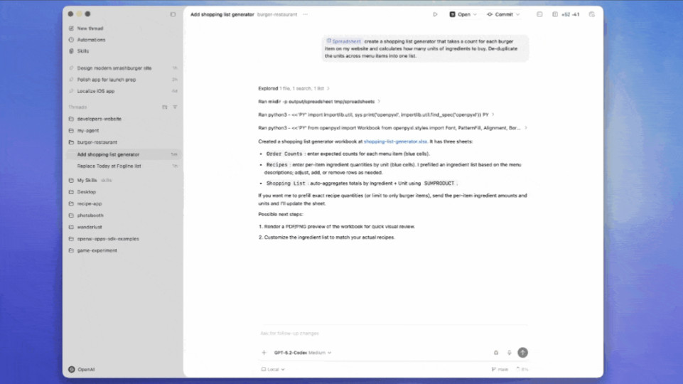 OpenAICodex电脑版v26.519.5221.0 最新版