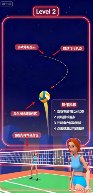 Volleyball Master小游戏 Volleyball Master小游戏