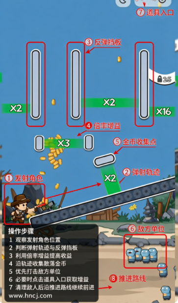 让子弹掉落小游戏 让子弹掉落小游戏