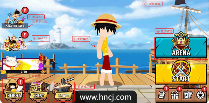 Stickman Pirates Fight火柴人海贼大战最新版 Stickman Pirates Fight火柴人海贼大战最新版
