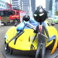 ���˷�������(���޽��)(Amazing Crime Strange Stickman - Rope Vice Vegas)v1.1.2 ���ò˵�