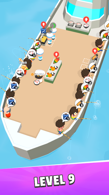 ��Ͼ����������Ϸ(Idle Fishing Charter)v1.2.0 ��׿��