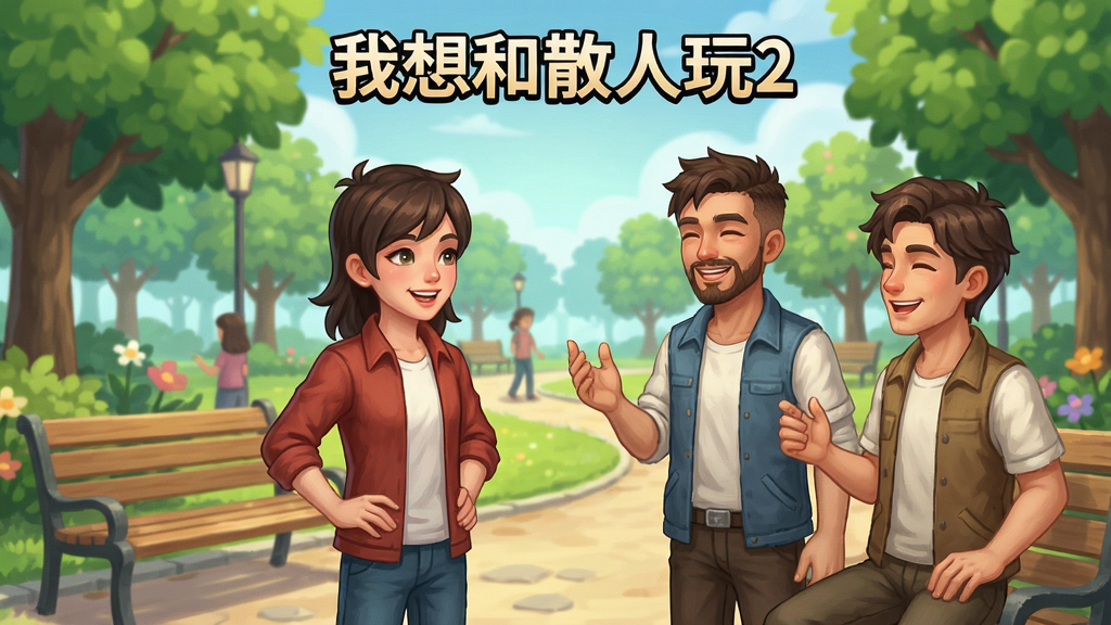 �������ɢ����2����Ϸ������ɢ�����ڹ�԰�п��ֽ����ĳ������羰������������