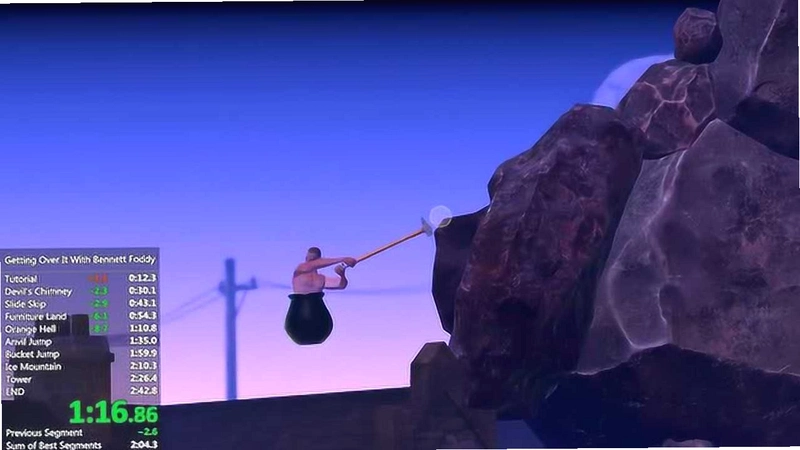 Getting Over It with Bennett Foddy �Ͱ����ظ���һ�𹥿ˣ���ɽ��Ϸ1.0.0 ���԰�