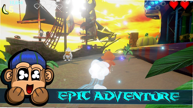 Monkey Continent 3D: Reaper Impact ���Ӵ�½3D���ո��߳��1.0.0 2026Ӣ�İ�